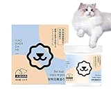 GkgWuxf Reinigungstücher für die Augen von Tieren | weiche Nasentücher für Katzen | Augenpflege für Katzen, Hunde, Kaninchen aller Größen, empfindliche Haut