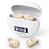 Wiederaufladbare für Senioren mit Geräuschunterdrückung,LED-Ladeanzeige, Ladekoffer, für beide Ohren geeignet
