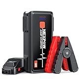 NEXPOW Starthilfe Powerbank, 3000A Spitzstrom Tragbare Auto Starthilfe 12V für Alle Benzin und 10.0L Dieselmotor, Starter Powerbank mit LED Taschenlampe/USB, Batterie Jump Starter mit Starthilfekabel