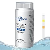 Pool-Teststreifen,3-in-1-Schwimmbad-Teststreifen - Spa-Testzubehör für Alkalität, pH-Wert, Cyanursäure, freies/Gesamtchlor, Härte Tytlyworth