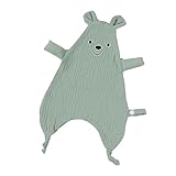 Baby-Steppdecke, Tiermuster, Musselin, Sicherheitsdecke, für Jungen und Mädchen, Unisex, weich, Baby, Säugling, Neugeborene, Kleinkinder