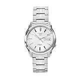 Seiko Unisex Erwachsene Analog Automatik Uhr mit Edelstahl Armband SNKK65K1