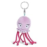 NICI Schlüsselanhänger Oktopus Oktina 10 cm – Plüschtier Oktopus Kuscheltieranhänger mit Schlüsselring für Schlüsselband, Schlüsselbund, Schlüsselhalter & Schlüsselkette – Esel Taschenanhänger – 45352