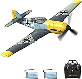 VOLANTEXRC RC Flugzeug Messerschmitt BF-109, 4CH Ferngesteuertes Flugzeug RTF, RC Plane, 6 Achsen Gyro Stabilisator für Anfänger RC Segelflugzeugspielzeug für Anfänger, Kinder, Erwachsene