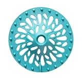 POPETPOP Abflussabdeckung aus TPR mit Dichtem Rechteckigem Loch rutschfest und Verformungsfrei als Haarstopper für Dusche und Badewanne im Badezimmer