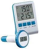 infactory Zubehör zu Funk Wasserthermometer: Zusätzliches Funk-Poolthermometer für PT-250, wasserdicht IPX8 (Funk Thermometer wasserdicht)…