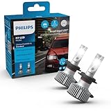 Philips Ultinon Pro6000 Standard H7-LED Scheinwerferlampe mit Straßenzulassung*, 220% helleres Licht**, silber