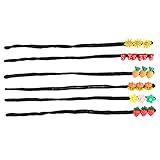 BELLIFFY 6st Haartrockner Werkzeug Haarbänder Aus Stoff Haarstäbchen Drehen Haarzubehör Haarknotenformer Haarstyling-gerät Lockenstab Für Haare Sich Drehender Haarstab Haarschmuck Legierung