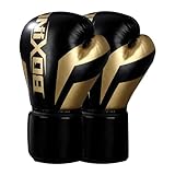 Schwere Boxhandschuhe, Trainingshandschuhe, Boxhandschuhe für Erwachsene – Boxhandschuhe aus Leder mit verstellbaren Riemen und belüfteter Handfläche für Boxen, MMA, Muay Thai, Kickboxen und