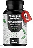 Vitamin B Komplex hochdosiert - 365 Tabletten - Mit 8...