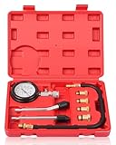DAYUAN Kompressionsprüfer Set Kompressionstester Motor Kompression prüfen meßen Kfz M10 M12 M14 M18 0-20 bar & 0-300 psi