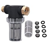 Yuezhongoo Gartenschlauch-Einlassfilter, 3/4 Zoll Außengewinde, Wasserschlauchfilter, Wasser-Inline-Sedimentfilter Für Hochdruckreiniger Und Transferpumpe