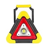 Dreieck Lichter, LED Dreieck Lichter | Multifunktionale Solar Auto Warndreiecke - LED Lampe mit 4 Modi, Dreieck LED Arbeitsleuchte Sicherheitsdreieckig für die D