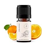 BIO Orangenöl I 100% Naturreines ätherisches Öl I Kaltgepresst aus echten Orangen I Aromaöl I Duftöl I by Floria Natural