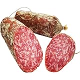 BAVAREGOLA Mailänder Salami 500g - Original luftgetrocknete italienische Salami am Stück - Südtiroler Salami Spezialität von Viktor Kofler/Lana - im 2er Strang