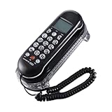 Eieenotee B365 Kristall Basis Mini Telefon der Mordrine Telefon Wand Montiertes Telefon Kleines Display -Feature Schwarz Schwarz