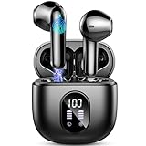 Bluetooth Kopfhörer, Kopfhörer Kabellos Bluetooth 5.3 In Ear Kopfhörer Bluetooth mit 4 Mic, 50H Kabellose Kopfhörer ENC Noise Cancelling, Tiefer Bass Earbuds IP7 Wasserdicht Ohrhörer, LED-Anzeige-2023