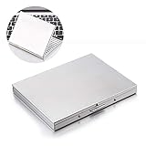 Silber Extra Slim Zigarettenetui aus Edelstahl für 9 Zigaretten