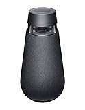 LG XBOOM Go DXO3, tragbarer Bluetooth-Lautsprecher (50 Watt, IP54-Spritzwasserschutz, Beleuchtung), Schwarz