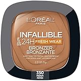 L'Oréal Paris Infallible Freshwear Soft Matte Bronzer, Farbton 350 Medium, 9 g