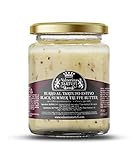 Valnerina Tartufi schwarze Trüffelbutter Sommer | Black Truffle Butter | Gastronomische Spezialität für Crostini, Bruschetta, Vorspeisen, erste und zweite Gerichte | Dose 80 gr.