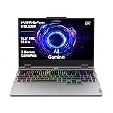Lenovo LOQ Gaming AI Laptop | 15.6' Full HD 144Hz | NVIDIA GeForce RTX 5060 8GB | Intel Core i7-13650HX | 32GB RAM | 1TB SSD | Win11 | QWERTZ | RGB-beleuchtete Tastatur | Grau | 3 Monate GamePass