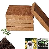 Organic Coconut Coir for Plants, Coco Coir Bricks for Plants, Seedling Garden Soil for Planting, Gardening, Potting Soil Substrate (2PCS)