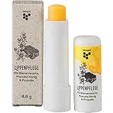 beegut Manuka Lippenpflege - Lippenbalsam mit Manuka Honig, Propolis & Bienenwachs - spendet Feuchtigkeit & schützt intensiv