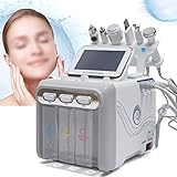 Czyurachel Wasserstoff & Sauerstoff Schönheit Maschine, 7 In 1 Professionelle Diamant Mikrodermabrasion Kavitation Maschine Verjüngung Professionelle Haut Kleine Blasen Gerät Für Spa