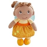 HABA Schutzengel Holly – Kuscheliges Stoffpüppchen (15 cm), perfektes Willkommensgeschenk für Babys & Kleinkinder – Waschbar bei 30 °C – 2011871001