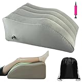 Aromaticaerope Beinkissen Hochlagerung, PVC Material, Aufblasbares Leg Pillow, mit Aufbewahrungstasche und Luftpumpe, für Förderung des Schlafes und zur Verbesserung der Durchblutung