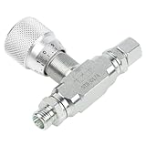 Vibsky Zwei-Wege-Drosselklappe mit 08L Anschluss, 1/4 Zoll NPT, Kohlenstoffstahl, 5800 PSI, 46 GPM, hydraulische Durchflusskontrolle für Flüssigkeiten, Luft, Öle