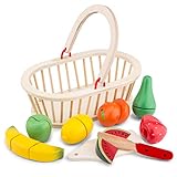 New Classic Toys - 10588 - Kinderrollenspiele - Schneide-Set - Obstkorb