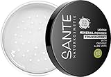 SANTE Naturkosmetik Loose Mineral Powder, transparentes loses Puder, fixiert langanhaltend, für einen ebenmäßigen Teint, mit Bio-Aloe Vera, Vegan, 12g