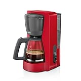 Bosch Filterkaffeemaschine MyMoment TKA2M114,1200 W, Glaskanne 1,25 l, für 10-15 Tassen, 40min Warmhaltefunktion, Rot matt