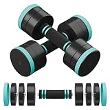 Dripex Hanteln Set, Verstellbare Hanteln 2er Set aus Stahl Gewicht einer einzelnen Hantel: 2,5kgx2, 5kgx2, 10kgx2, Kurzhanteln für Zuhause (2 x 5KG)
