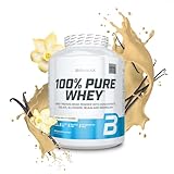 BioTechUSA 100% Pure Whey | Proteinpulver mit BCAA und Glutamin | Glutenfrei, Palmölfrei | 21g Protein pro Portion, 2.27 kg, Bourbonvanille