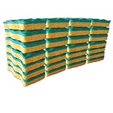 Vileda Glitzi Geschirrschwamm Viskose Multi-Pack, kratzfrei, saugstark, leicht auswaschbar, 28er Pack, 19,0 x 15,0 x 24,0 cm