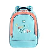 DELSEY PARIS - Back to School 2019 – weicher Rucksack – 43 x 31 x 19 cm – 25 Liter – XS – Türkis, türkis, 25 litres, Tagesrucksa