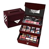 ZMILE COSMETICS Beauty Case Velvety (dark berry) Kosmetikkoffer vegane Kosmetik mit Schminke - Make Up Set für unterwegs, zum Reisen und Verschenken