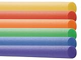 EXPLORER Poolnudel Schwimmnudel 160x7 cm aus PU-Schaum – Pool-Noodle Schwimm-Noodle – zum Schwimmen Planschen (2 Stück, Sortiert)