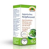 SUNLIFE Japanisches Heilpflanzenöl 30 ml - Ätherisches Öl zum Einnehmen, Inhalieren & Einreiben - Wirkstoff 100% Minzöl - Japanisches Minzöl - Muskelschmerzen - Minze Erkältungsöl