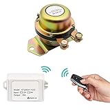 Fernbedienung 12V Magnetautobatterietrennschalter Stromstoßrelais Batterie-Trenn Cut Off Fahrzeug Auto + Handschuhe