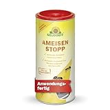 Neudorff AmeisenStopp – Anwendungsfertiges Ameisenstreumittel vertreibt Ameisen schnell aus Laufwegen und Nestern rund ums Haus, insektizidfrei, 200 g