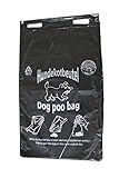 Hundekotbeutel - ÖKO - schwarz bedruckt weiß - abreissbar - 20 x 32 cm (1000 Stück)