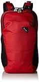 Pacsafe Vibe 20 - Anti-Diebstahl Rucksack, Backpack, Diebstahlschutz Daypack, Sicherheitstechnologie 20 Liter, Rot/Goji Berry