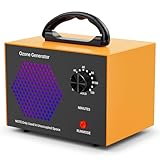 Ozongenerator 40000 mg/h Ozongerät, 300㎡ Ozon Luftreiniger mit 120 Min Timer, Industrieller O3 Ozone Generator Reinigen Gerüche für Auto, Wohnung, Haustiere und Küche