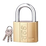 Schließfachschloss mit Schlüsseln – kleine Metallbox mit hoher Sicherheit | Schließfachschloss mit Schlüssel, rostfreies Schließfach, Gepäckschloss, wasserdichtes Schloss und Schlüssel-Set für
