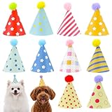 10pcs Partyhüte, Partyhüte für Kuscheltiere, Kleine Party hüte Kuscheltiere, Perfekt für Geburtstagsfeiern, Kinder und Erwachsene