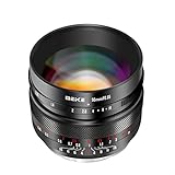 Meike 50mm f0,95 große Blende manueller Fokus-Objektiv, kompatibel mit Panasonic Lumix M43 MFT Mount digitale spiegellose Kameras